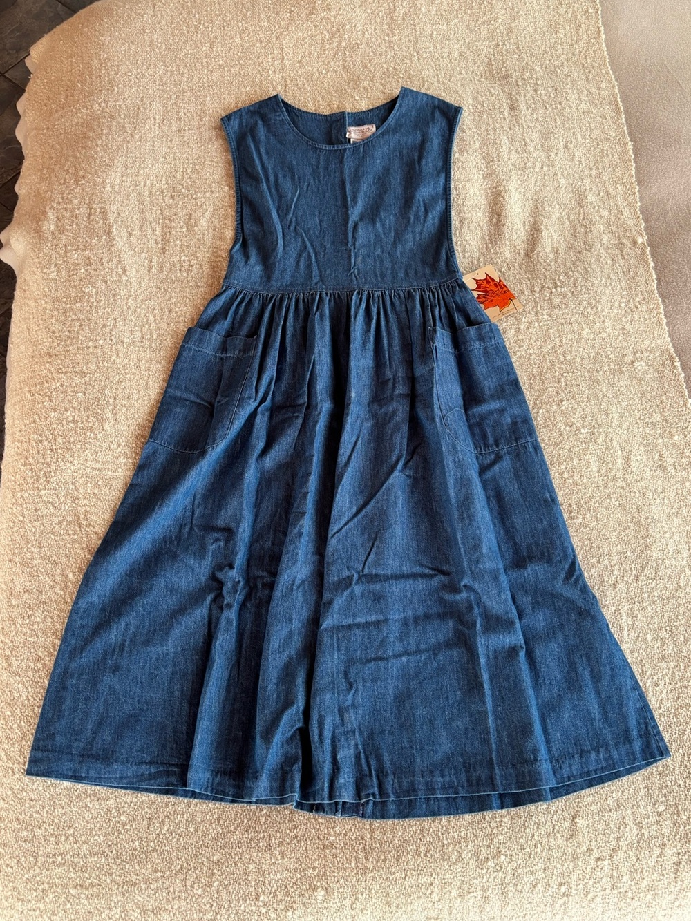 NWT Y2K Denim Pinafore Dress